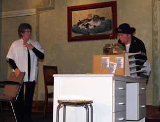 Verpleegster Karin met Zeeman Frank Mees